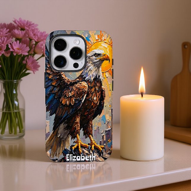 Phoenix Eagle, Fiery Rebirth Case-Mate iPhone Case (Creator Uploaded)