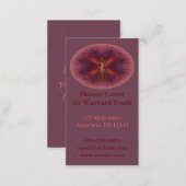 Phoenix Egg Abstract Art Business Card (Front/Back)