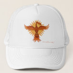 Phoenix Fire Bird Cool Hat Design at Zazzle