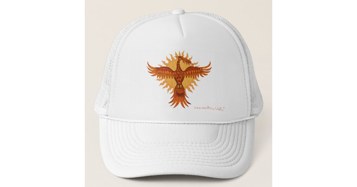 Phoenix fire bird cool hat design