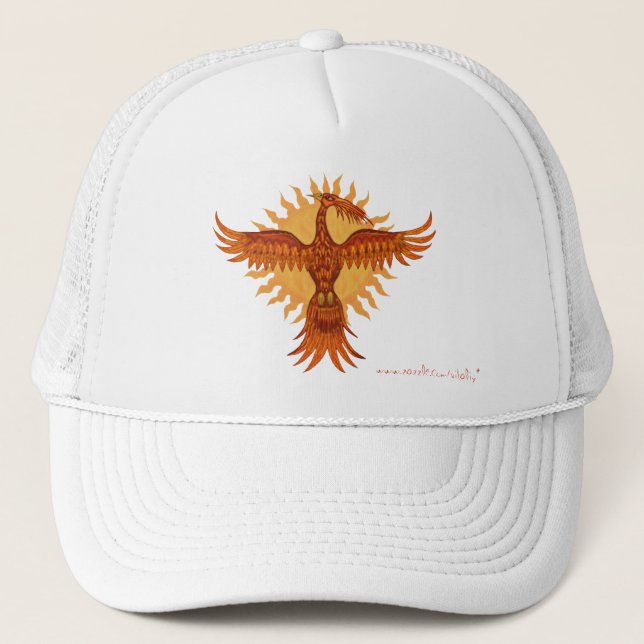 Phoenix fire bird cool hat design (Front)
