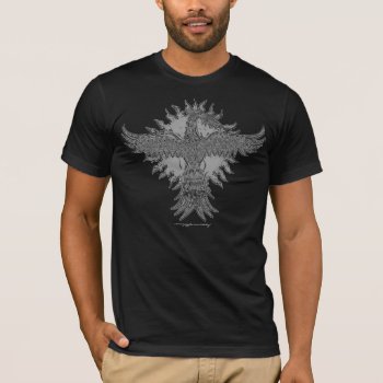 Phoenix Fire Bird Cool T-shirt Design by vitaliy at Zazzle