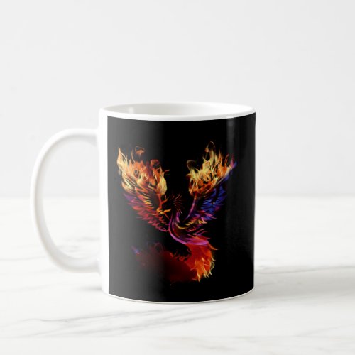 Phoenix Fire Bird Rebirth Rising Up From Ashes Rem Coffee Mug