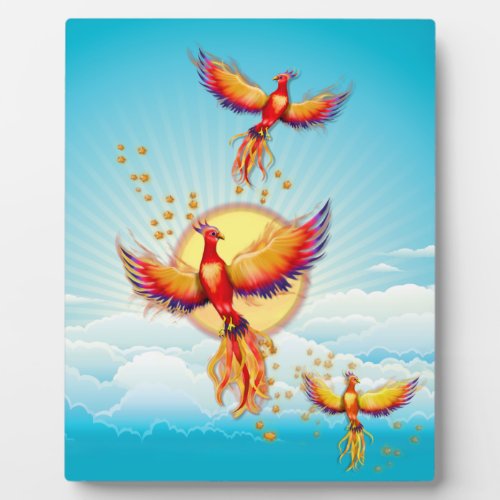 Phoenix Fire Bird Rising Plaque