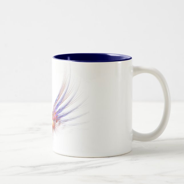 Phoenix Fire Bird Two-Tone Coffee Mug (Right)