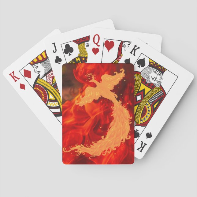 Phoenix & Fire Poker Cards (Back)