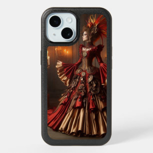Phoenix Fire Queen Steampunk Victorian Industrial iPhone 15 Case