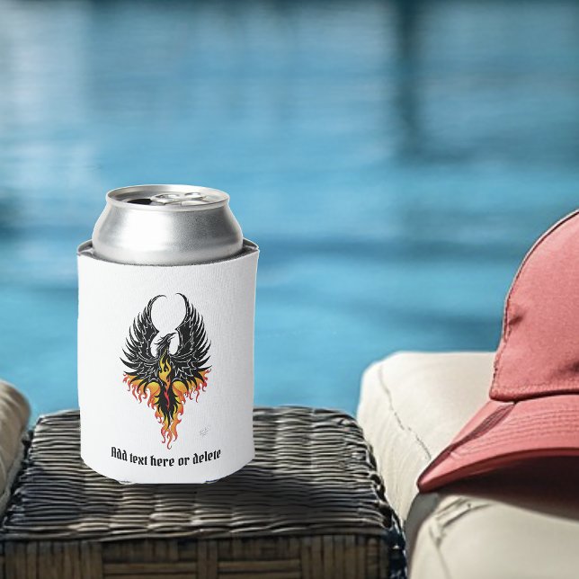 Phoenix Firebird Tribal Flames Can Cooler (Creator Uploaded)