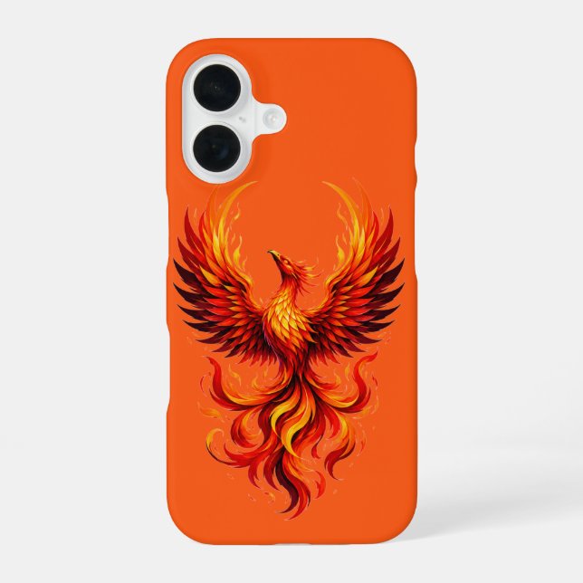 Phoenix Flame Case for Apple iPhone 16 (Back)