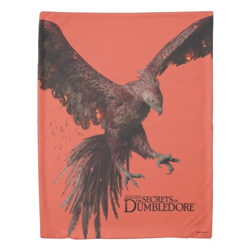 Phoenix Flying Graphic Duvet Cover