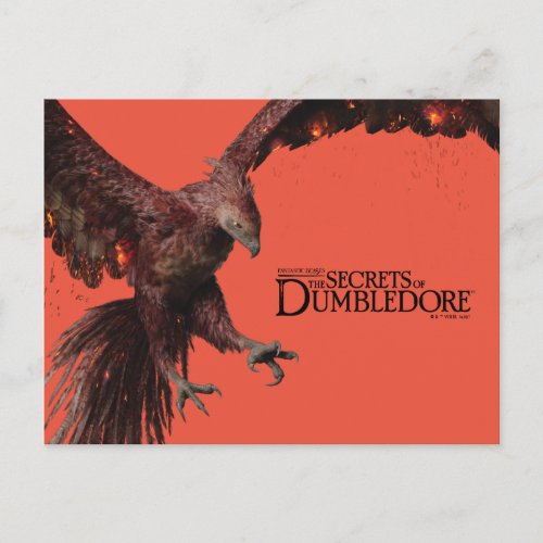 Phoenix Flying Graphic Postcard