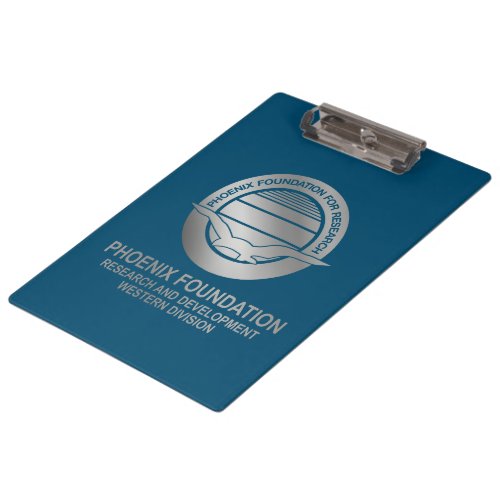 Phoenix Foundation RD West Faux Silver Clipboard