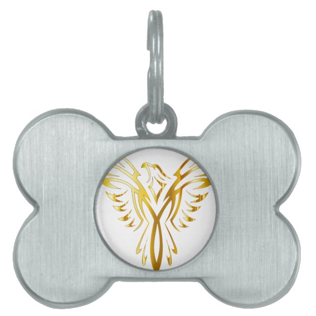 phoenix gold pet ID tag (Front)