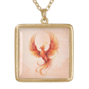Phoenix Gold Plated Necklace
