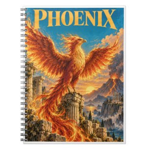 Phoenix, Gothic Fantasy Monster Notebook