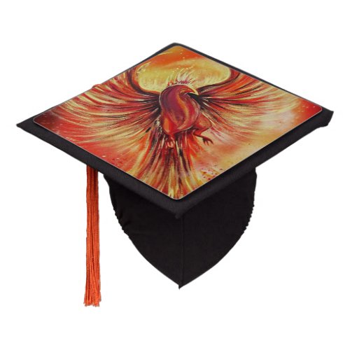 Phoenix  graduation cap topper