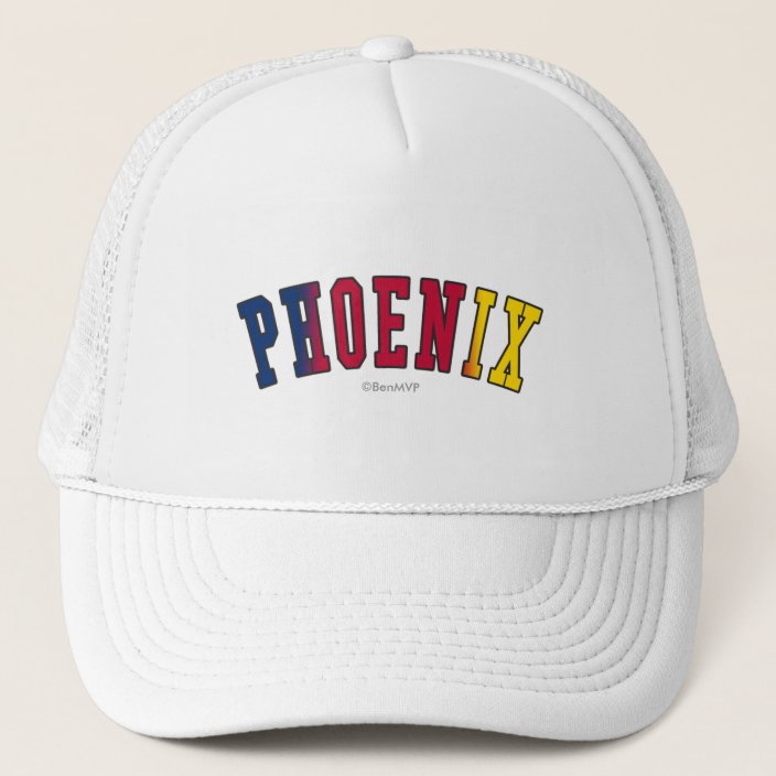 Phoenix in Arizona State Flag Colors Mesh Hat
