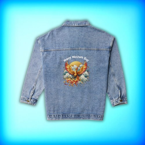 Phoenix in the Clouds Happy Mothers Day  Denim Jacket