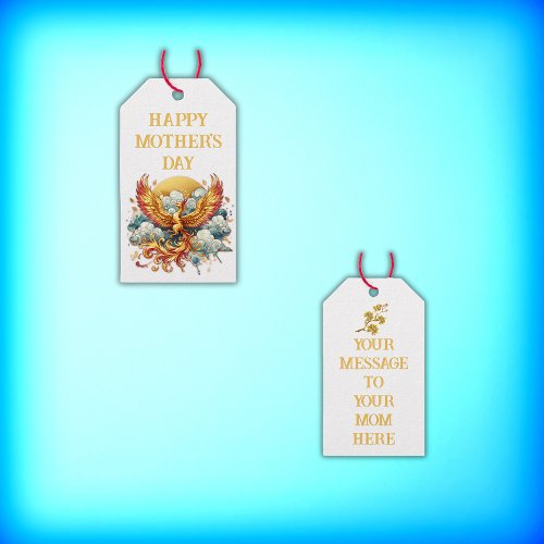 Phoenix in the Clouds Mothers Day   Gift Tags