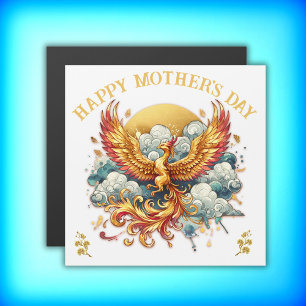 Phoenix in the Clouds Mother's Day Magnetic Card