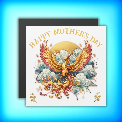Phoenix in the Clouds Mothers Day  Magnetic Card