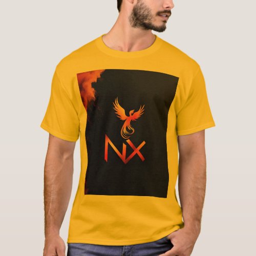 Phoenix Ink Minimalistic Monogram Tee T_Shirt
