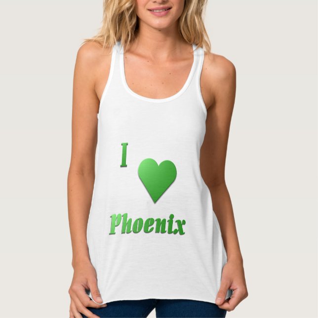 Phoenix -- Kelly Green Tank Top (Front)