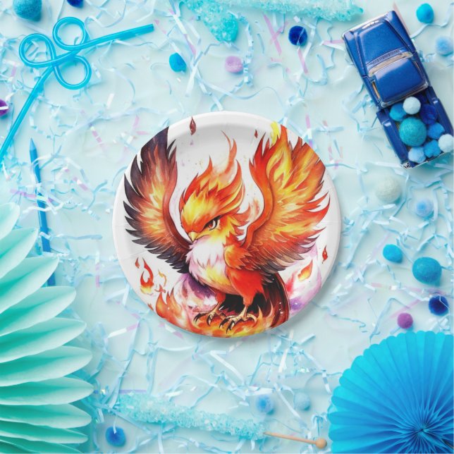 Phoenix Kids Birthday Paper Plates (Party)