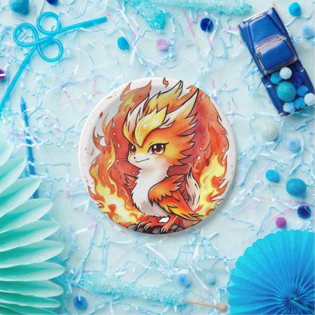 Phoenix Kids Birthday Paper Plates (Party)