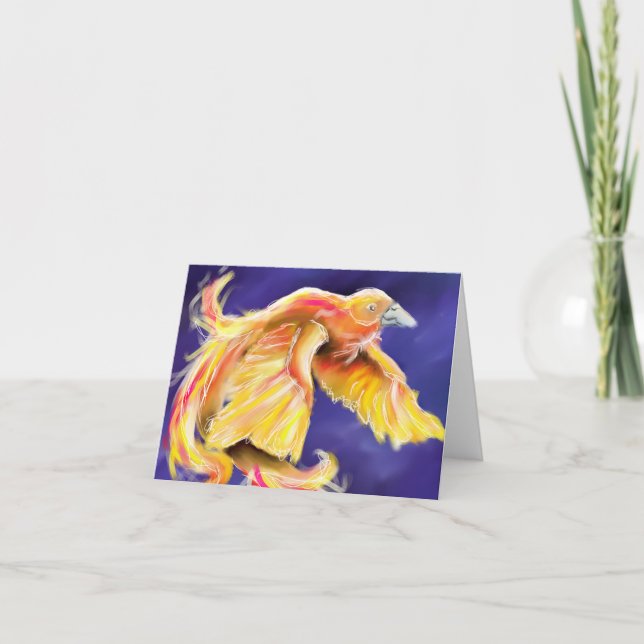 Phoenix Letterpress Thank You Card (Front)
