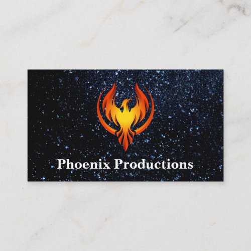 Phoenix Logo  Space Business Card