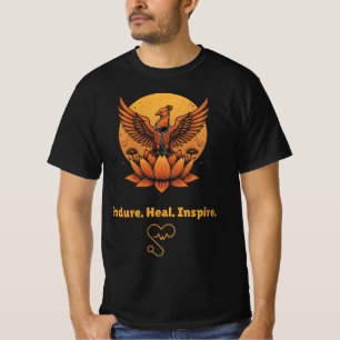 Phoenix Lotus Moon – Endure. Heal. Inspire. Resili T-Shirt
