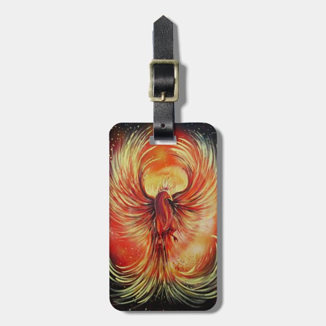 Phoenix  luggage tag (Front Vertical)