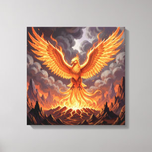Phoenix Majestique Canvas Print
