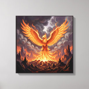 Phoenix Majestique Canvas Print