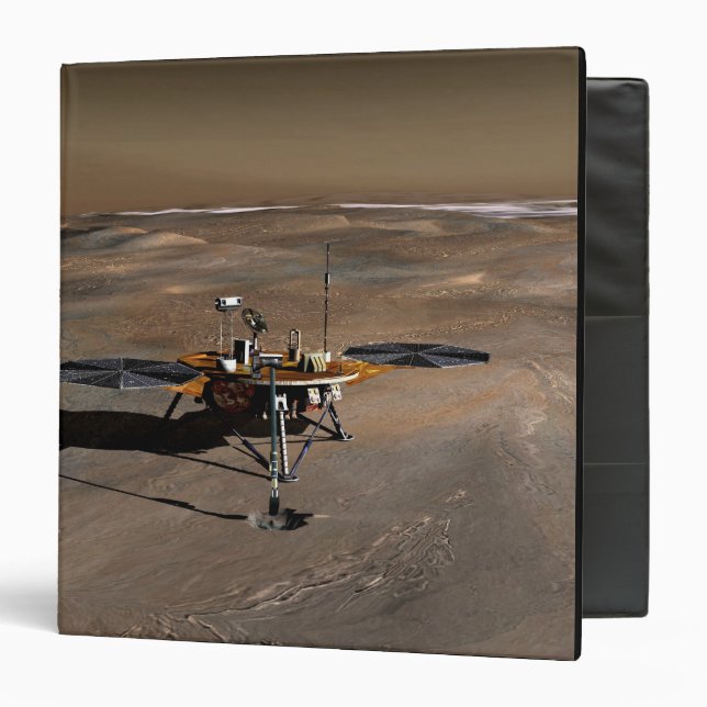 Phoenix Mars Lander 2 3 Ring Binder (Front/Inside)