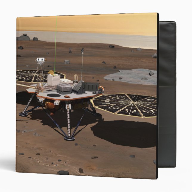 Phoenix Mars Lander 5 3 Ring Binder (Front/Inside)