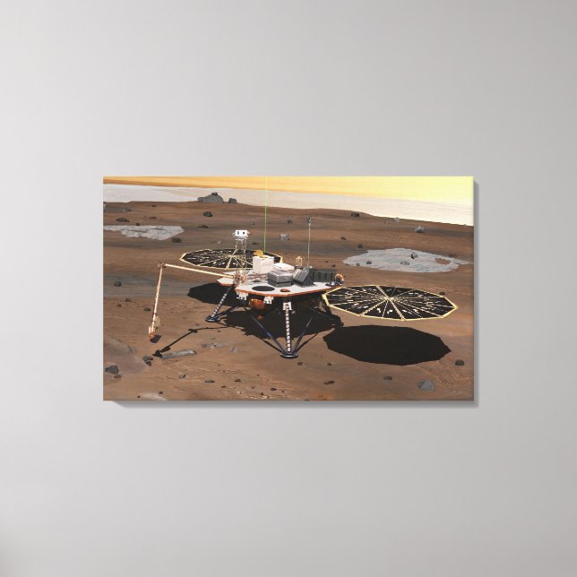 Phoenix Mars Lander 5 Canvas Print (Front)