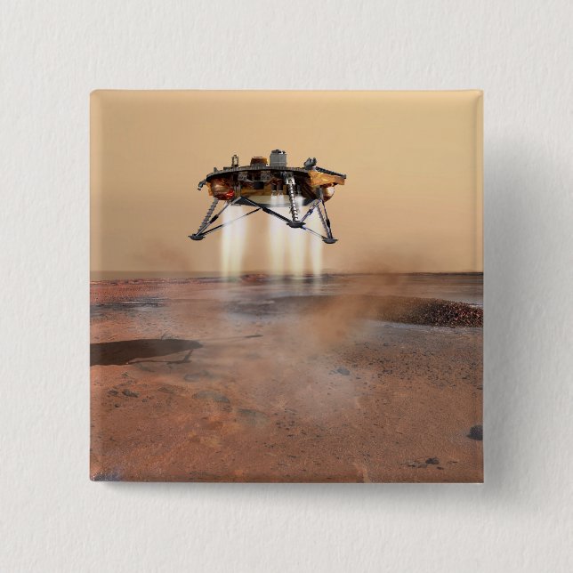 Phoenix Mars Lander Button (Front)