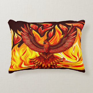Phoenix mythological immortal Creature Accent Pillow