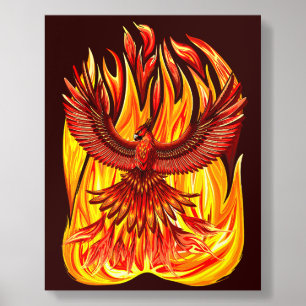 Phoenix mythological immortal Creature Acrylic Photo Tile