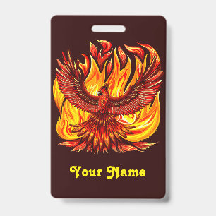 Phoenix mythological immortal Creature Badge