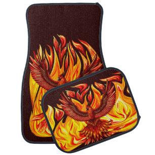 Phoenix mythological immortal Creature Car Floor Mat