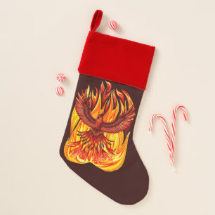 Phoenix mythological immortal Creature Christmas Stocking