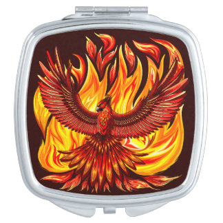 Phoenix mythological immortal Creature Compact Mirror