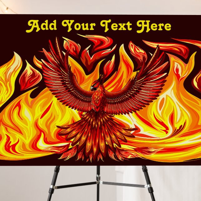 Phoenix mythological immortal Creature Foam Board (In Situ (Stand))