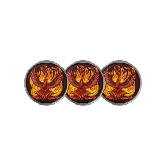 Phoenix mythological immortal Creature Golf Ball Marker