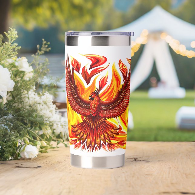 Phoenix mythological immortal Creature Insulated Tumbler (Wedding)