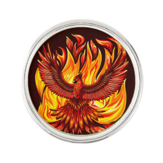 Phoenix mythological immortal Creature Lapel Pin