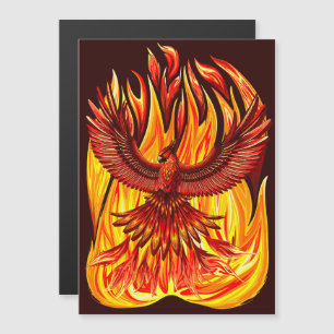 Phoenix mythological immortal Creature Magnetic Invitation